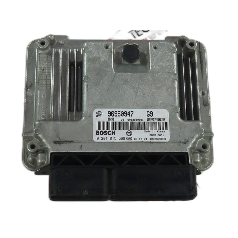 Centralina de Motor ECU Chevrolet Captiva- 96950947, 0281015569, 1039S25968, 96892367