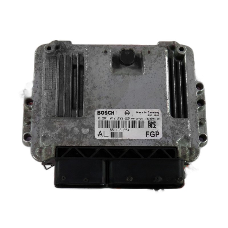 Calculateur Moteur ECU Opel Astra H 1.9CDTI 55198054, 55 198 054, 0281012122, 0 281 012 122, 281 012 122, 1039S07138, AL5519805
