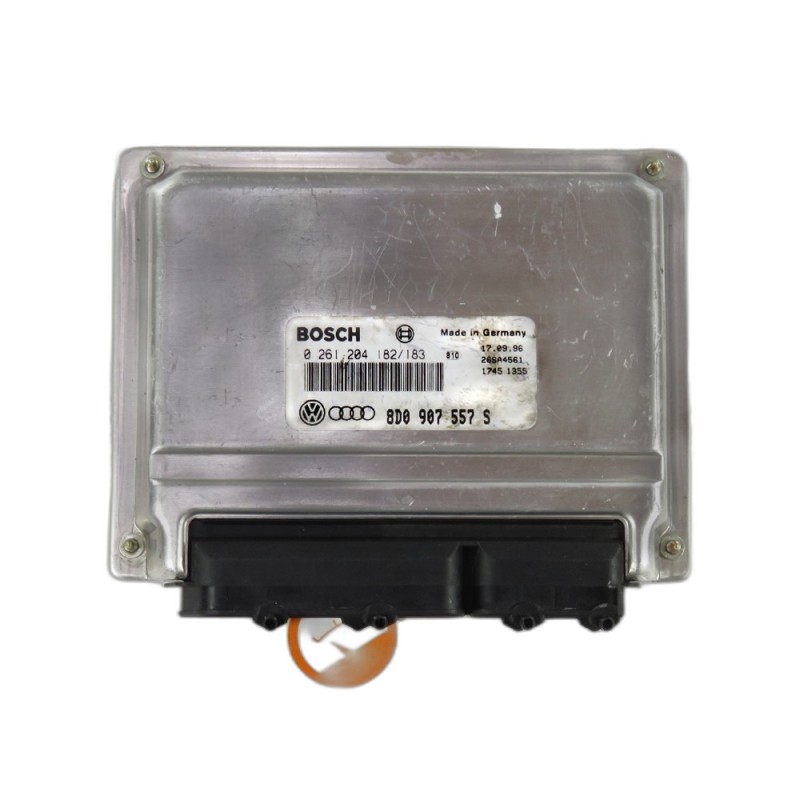 Engine Control Unit ECU Audi A4- 8D0907557S,  0261204182183, 0261204182