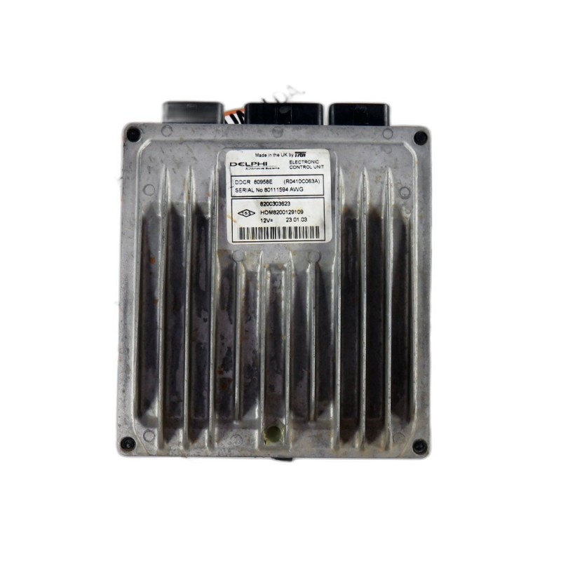 Centralina de Motor ECU Renault Kangoo- 8200303623, R0410C063A, HOM8200129109