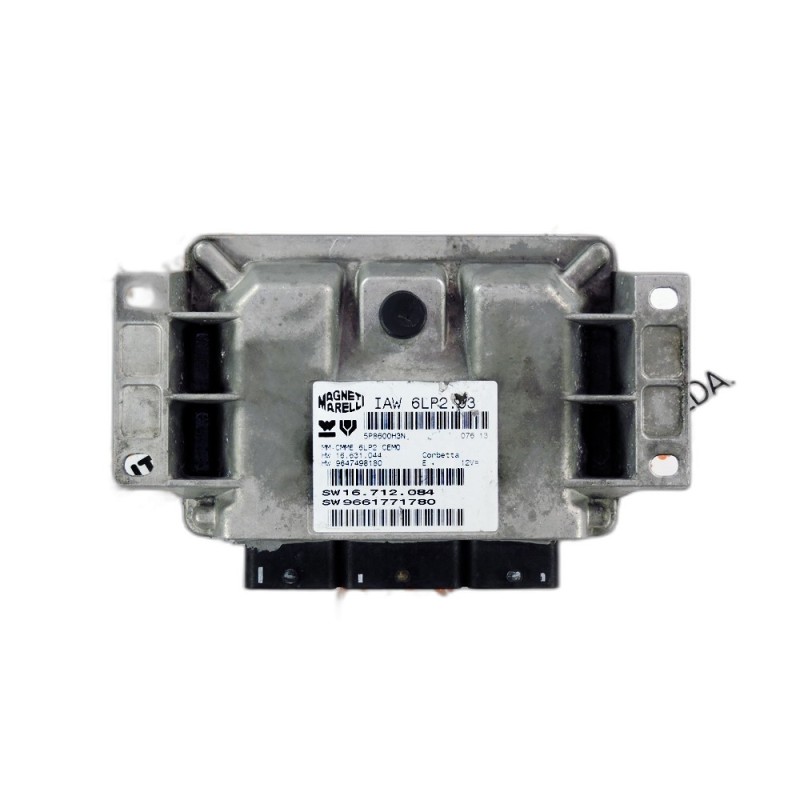 Calculateur Moteur ECU Peugeot 206- 9661771780, 16712084, IAW6LP203, 16631044, 9647498180