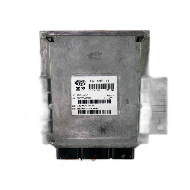 Engine Control Unit Peugeot 406 2.2i 9640373380, 96 403 733, 16485014, 16485.014, IAW4MP1196 373 468 80, 9637346880, 1641601
