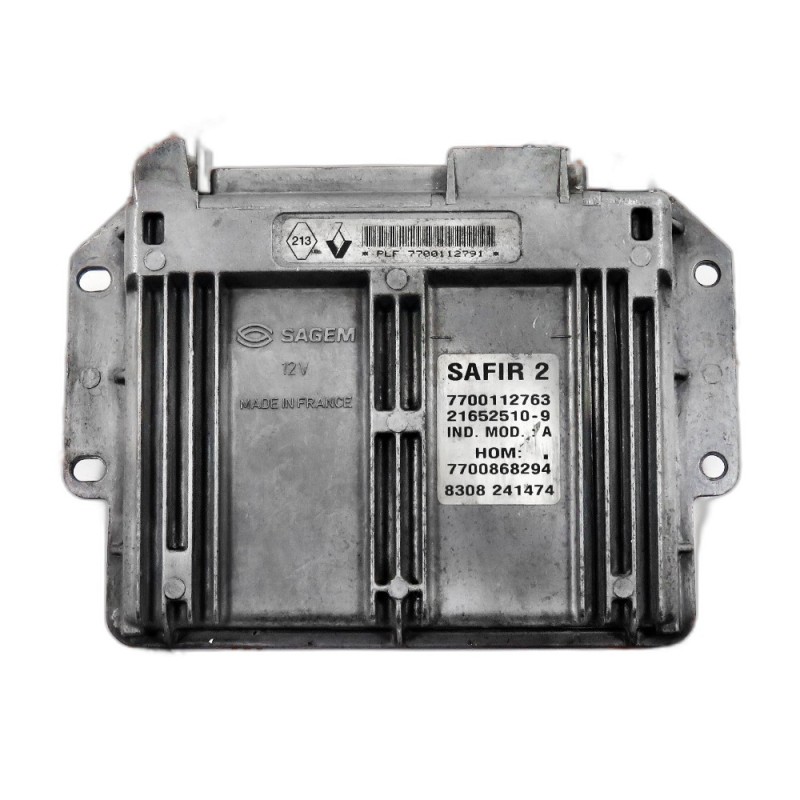 Calculateur Moteur ECU Renault Clio 1.2i 7700112791, 7700 112 791, 216525109, 7700868294, 7700 868 294, 7700112763, 7700 112 76