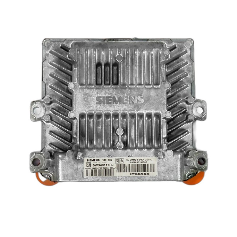 Centralina de Motor ECU Citroen C3-9655151080, 5WS40117CT, 9655151080, 9648624280, SID804
