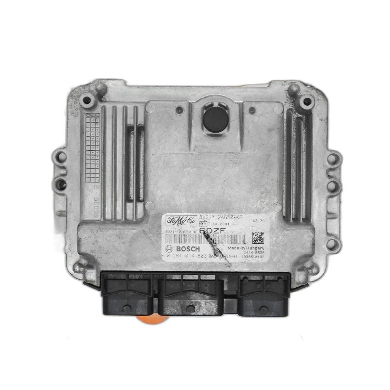Centralina de Motor ECU Ford Fiesta- 8V2112A650KF, 0281014803, 1039S10492, DZL7S