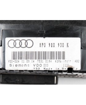 Cuadro de instrumentos Audi A3 - 8P0920930K