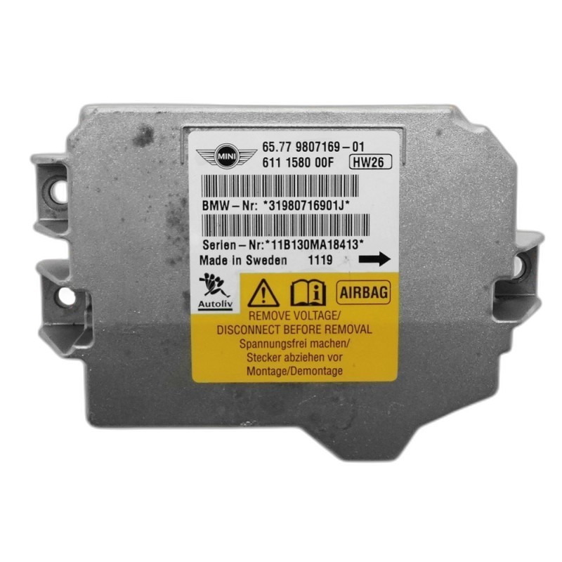 Centralina airbag mini (r56) - 6577981229701 , 611158000R