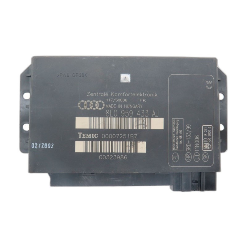 Module Control Comfort Audi A4  - 8E0959433AD , 00434235