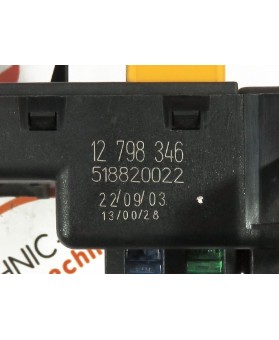 BSI - Fuse Box Saab 9-3  12798346, 518820022, HW12/02, SW21/03 CC608, 12801938, 356967, SC718810500