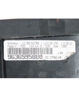 Digital Speedometer Citroen Saxo 1.5D  - 9636595880