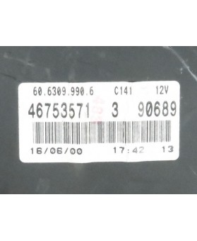 Digital Speedometer Fiat Punto 1.2 1999 - 46753571