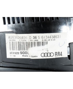 Compteur de Vitesse Audi A4 2.0 - 8E0920900L